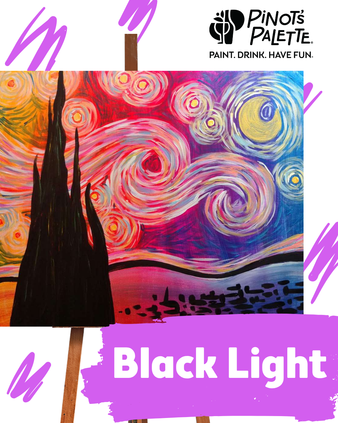 Psychedelic Starry Night